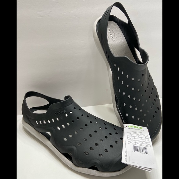 NEW Crocs Swiftwatee Wave Men’s Clogs Sandals - Picture 7 of 8